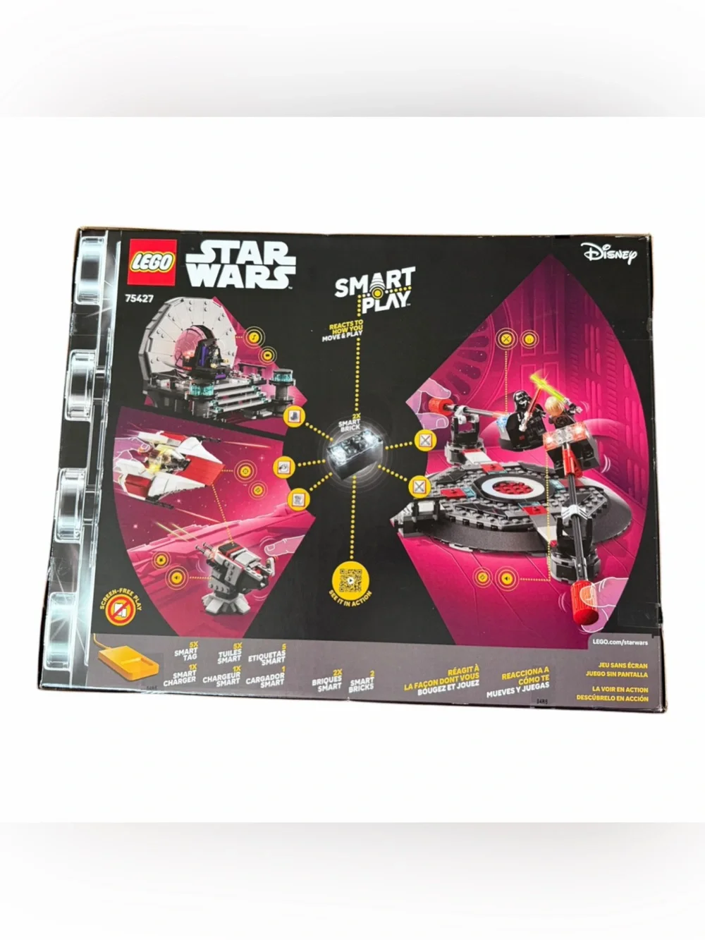 Lego Star Wars Throne Room Duel & A-Wing 75427 Smart Play Brand New Sealed